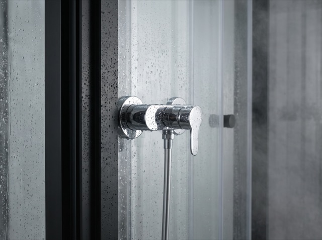 Steam shower — editorial fittings detail